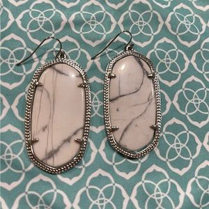 Kendra Scott Danielle’s- White Howlite/Silver